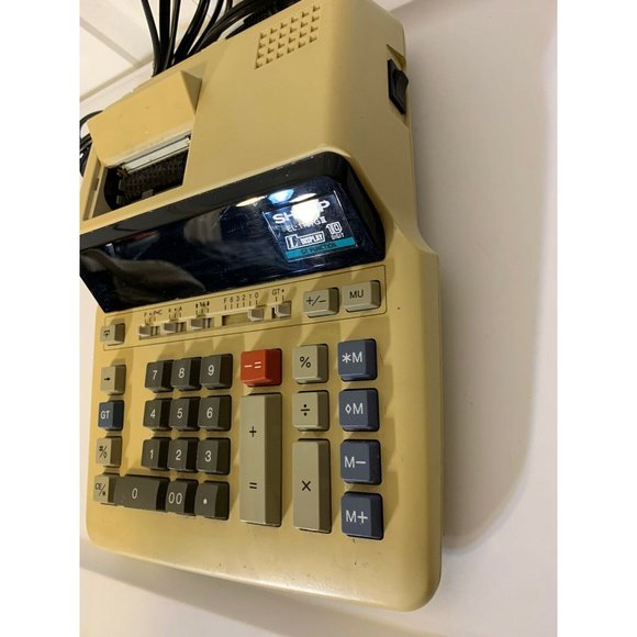 Sharp EL-1197GIII 10 Digit Large Display GT Office Ribbon Printing Calculator - Picture 4 of 9